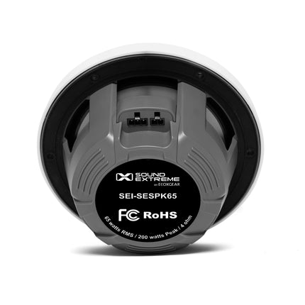 Marine Grade Wired Speaker 6.5" Pair with LEDCast