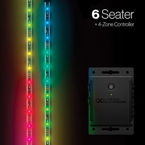 SoundExtreme LED Strips - 6 Seat Cart LED Controller