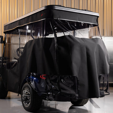MadJax XSeries Storm 3-Sided Black Enclosure & Black Valance with XSeries Logo by RedDot