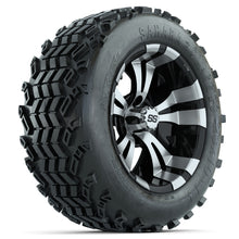 Load image into Gallery viewer, Set of (4) 14 in GTW Vampire Wheels with 23x10-14 Sahara Classic All-Terrain Tires