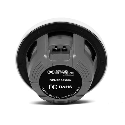Marine Grade Wired Speaker 8" Pair with LEDCast