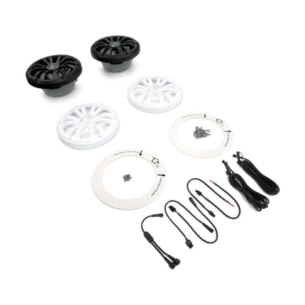 Marine Grade Wired Speaker 8" Pair with LEDCast
