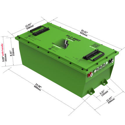Bolt Energy 48V 160Ah "BIG" Lithium Battery Bundle for Club Car Golf Carts