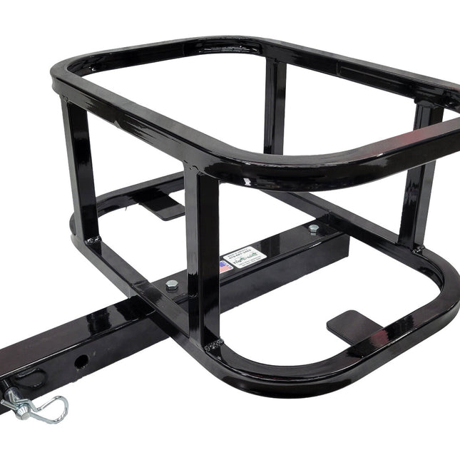 Golf Cart 2" Hitch Mount Cooler Carrier (with Optional IGLOO BMX 25QT Cooler)