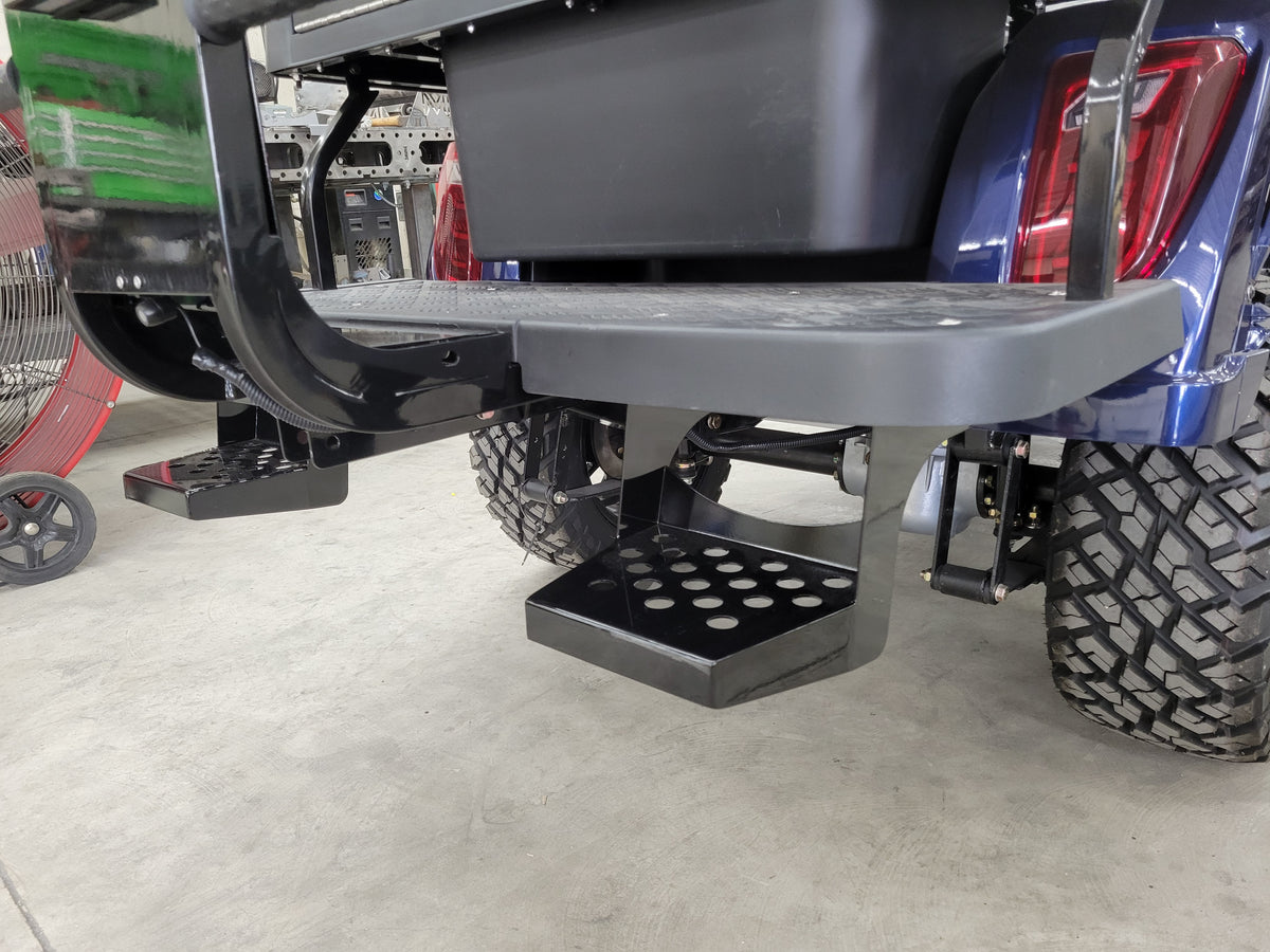 Atr Rear Steps Evolution Golf Cart Backseat Steps - Set of Two (Fits 2+2 & Forester ...
