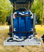 Load image into Gallery viewer, Golf Cart Two-In-One Beach Chair/Golf Bag Hitch Attachment