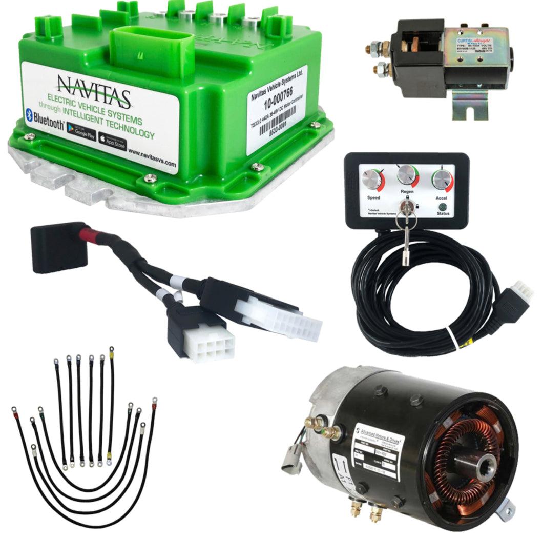 Navitas TSX3.0 DC Motor & Controller Speed Package - E-Z-GO 36v TXT (DCS)