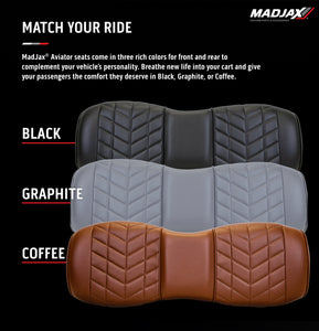 MadJax Aviator Genesis 250/300 Rear Seat Cushions