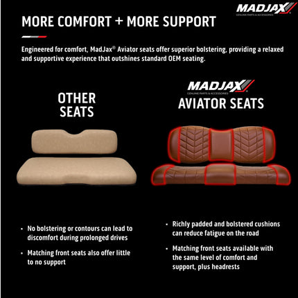 MadJax Aviator Genesis 250/300 Rear Seat Cushions