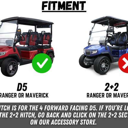 Evolution D5 Rear 2" Hitch Receiver