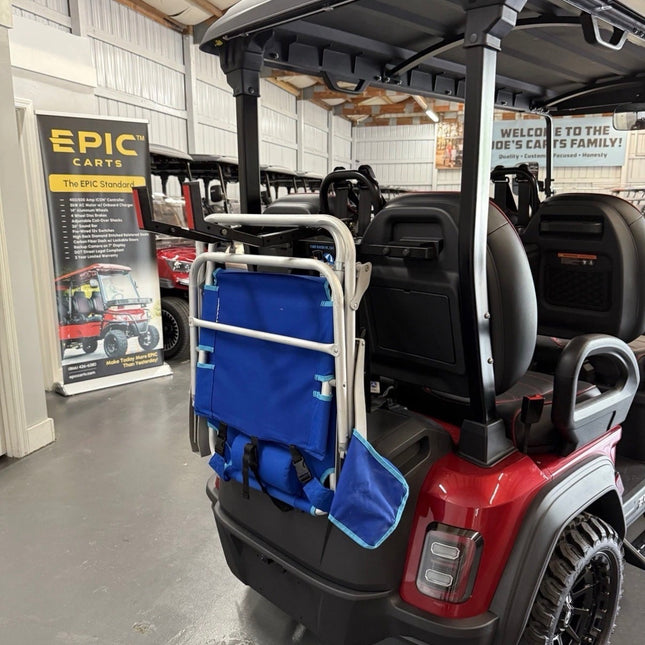 Epic E40X Golf Cart Beach Chair Rack 2.0