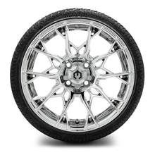 Load image into Gallery viewer, MODZ® 15-Inch Chaos Chrome Wheels &amp; 20.5-Inch Arisun Cruze Street Tires Combo