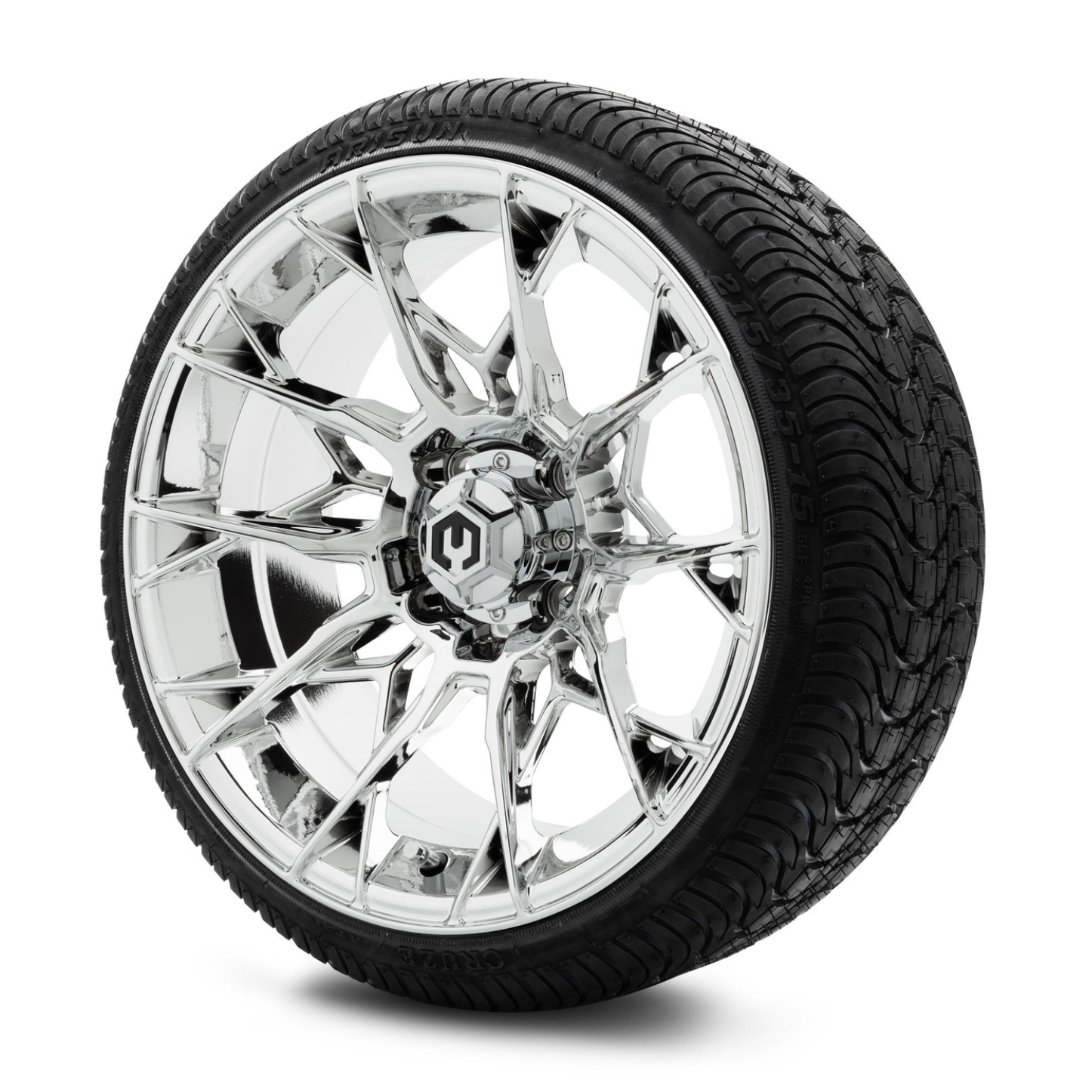 MODZ® 15-Inch Chaos Chrome Wheels & 20.5-Inch Arisun Cruze Street