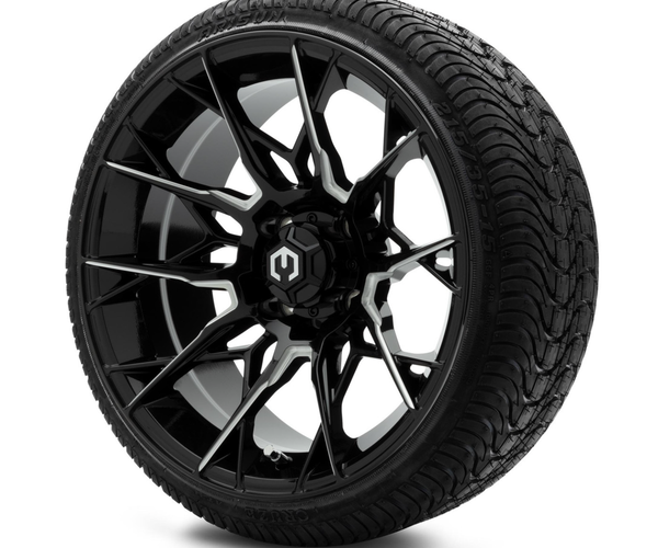 MODZ® 15-Inch Chaos Glossy Black with Ball Mill Wheels & 20.5-Inch