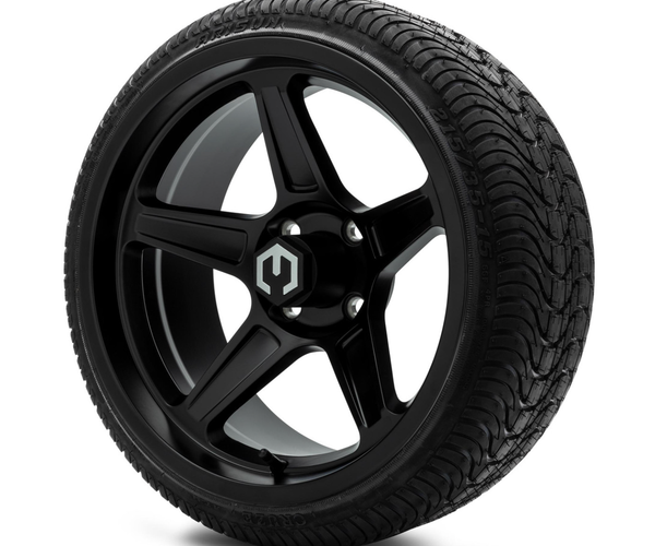 MODZ® 15-Inch Drift Matte Black Wheels & 20.5-Inch Arisun Cruze