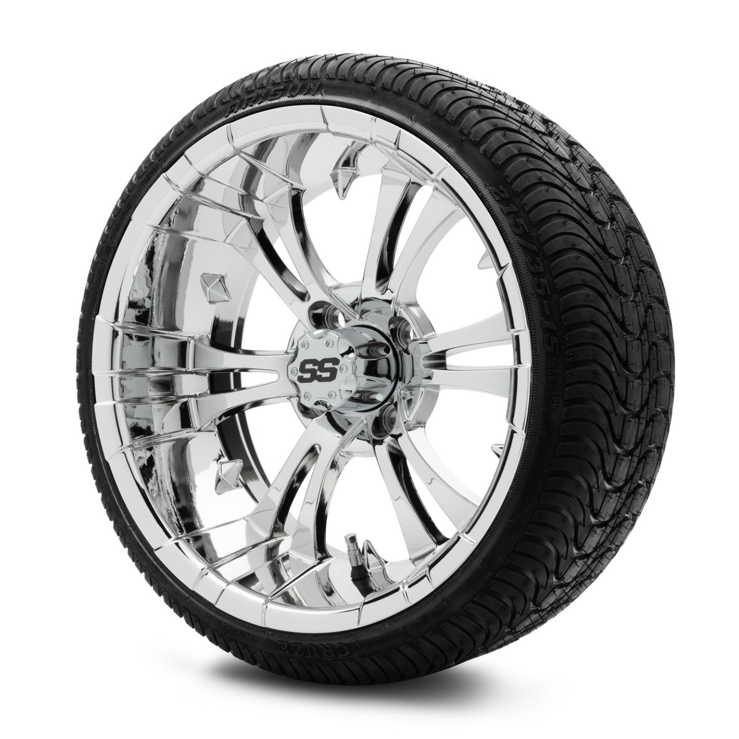 MODZ® 15-Inch Vampire Chrome Wheels & 20.5-Inch Arisun Cruze