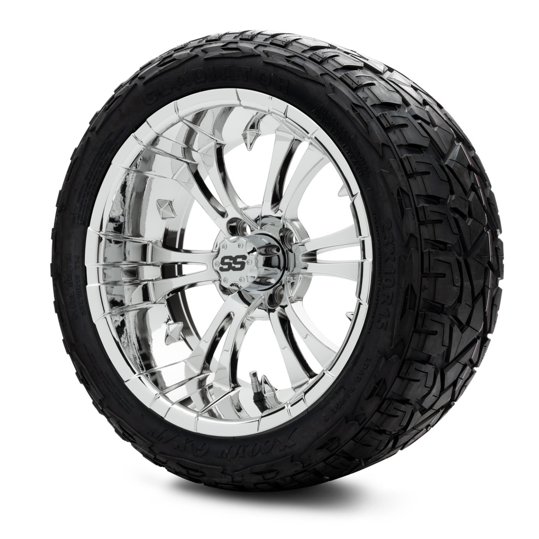 人気の春夏 Vampire 15-Inch MODZ® Chrome XComp 23-Inch & Wheels ダーツ