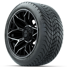 Load image into Gallery viewer, 14-Inch GTW Stellar Machined &amp; Black Wheels with 225/30-14  Inch Mamba Street Tires Set of (4)