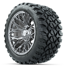 Load image into Gallery viewer, 14-Inch GTW Stellar Chrome Wheels with 23 Inch Nomad All-Terrain Tires Set of (4)