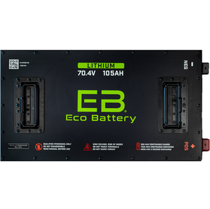 EZGO Freedom (RXV w/Metal Battery Rack) 70V 105Ah Eco Lithium Battery Complete Bundle