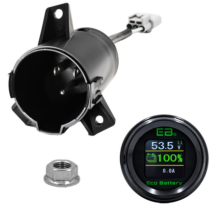 Club Car Precedent/Onward/Tempo 48V (51V) 105AH Eco Lithium Battery Complete Bundle - Thru Hole