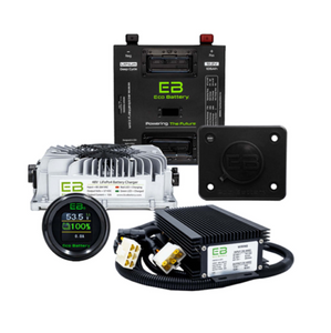 EZGO Freedom (RXV) 51V 105Ah - Thru Hole Eco Lithium Battery Complete Bundle