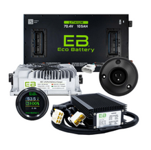 Load image into Gallery viewer, Yamaha G29/Drive 70V 105Ah Eco Lithium Battery Complete Bundle for 2007-2010