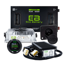 Load image into Gallery viewer, Navitas Chassis 70V 105Ah Eco Lithium Battery Complete Bundle