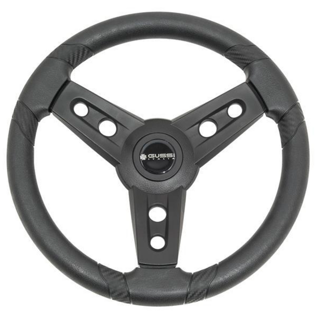 Gussi Italia Lugana Black Steering Wheel For All EZGO Models