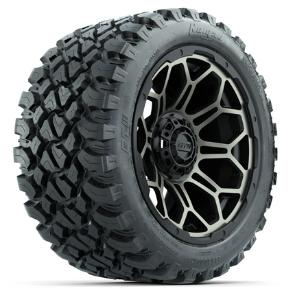 14-Inch GTW Bronze and Black Bravo Off-Road Wheels on 23-Inch GTW Nomad Steel Belted Radial DOT Tires (Set of 4)