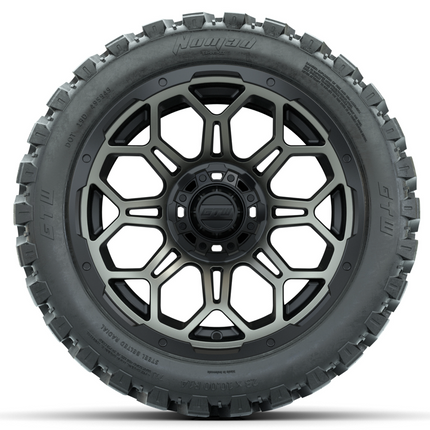 14-Inch GTW Bronze and Black Bravo Off-Road Wheels on 23-Inch GTW Nomad Steel Belted Radial DOT Tires (Set of 4)