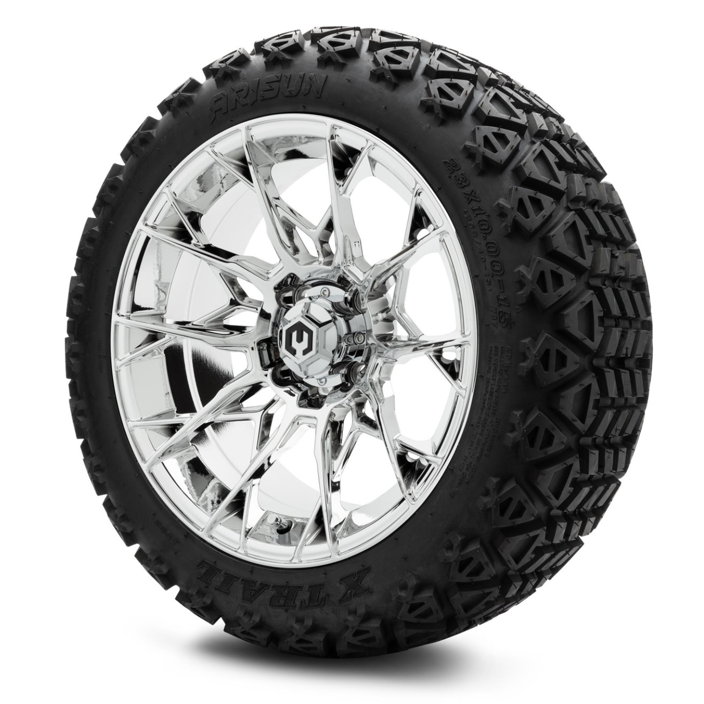MODZ® 15-Inch Chaos Chrome Wheels & 23-Inch Arisun X-Trail All