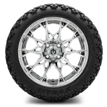 Load image into Gallery viewer, MODZ® 15-Inch Chaos Chrome Wheels &amp; 23-Inch Arisun X-Trail All-Terrain Tires Combo