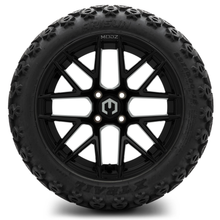 Load image into Gallery viewer, MODZ® 15-Inch Matrix Glossy Black Wheels &amp; 23-Inch Arisun X-Trail All-Terrain Tires Combo
