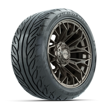 Load image into Gallery viewer, 14-Inch GTW Stellar Matte Bronze Wheels with 225/40-R14 Inch GTR Fusion Street Tires Set of (4)