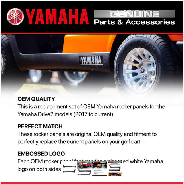 Yamaha Drive2 OEM Rocker Panel Side Skirt SET