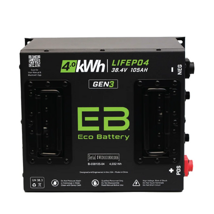 38V 105Ah Cube LiFePO4 Gen3 Battery
