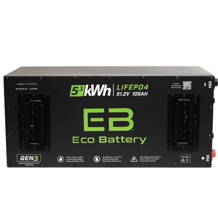 51V 105Ah Skinny LiFePO4 Gen3 Battery