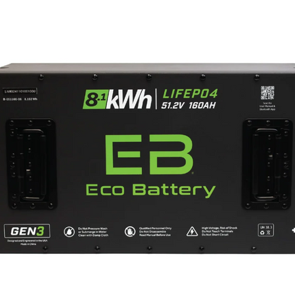 51V 160AH LiFePO4 Gen3 Battery