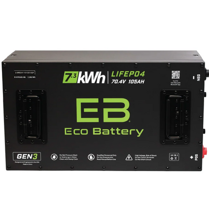 70V 105Ah LiFePO4 Gen3 Battery