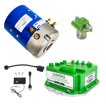 Club Car Series 36/48V 440Amp 10-Spline High Speed Motor and Controller Kit