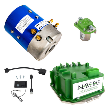 Club Car Series 36/48V 600Amp 10-Spline High Speed Motor and Controller Kit