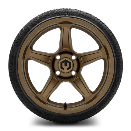 MODZ® 15-Inch Drift Matte Bonze Wheels & 20.5-Inch Arisun Cruze Street Tires Combo