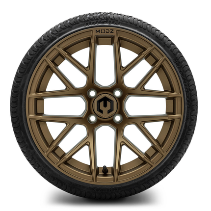 MODZ® 15-Inch Matrix Matte Bronze Wheels & 20.5-Inch Arisun Cruze Street Tires Combo