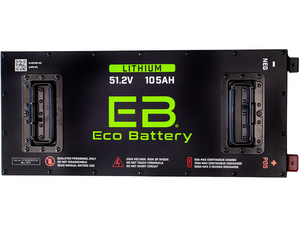 EZGO TXT 48V (51V) 105Ah Eco Lithium Battery Complete Bundle - Skinny