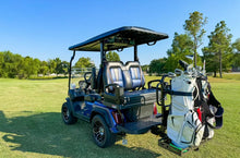Load image into Gallery viewer, Golf Cart Golf Bag Rack and Basket Hitch Attachment