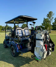 Load image into Gallery viewer, Golf Cart Two-In-One Beach Chair/Golf Bag Hitch Attachment