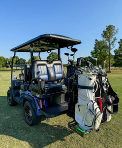 Golf Cart Two-In-One Beach Chair/Golf Bag Hitch Attachment