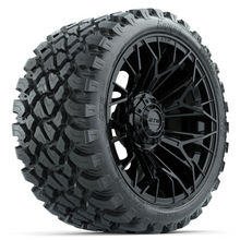 Load image into Gallery viewer, 15-Inch GTW STELLAR Matte Black Wheels with 23&quot; GTW Nomad Off-Road Tires (Set of 4)