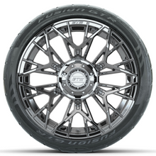 Load image into Gallery viewer, 15&quot; GTW STELLAR Chrome Wheels with 23&quot; GTW Fusion Street Tires (Set of 4)